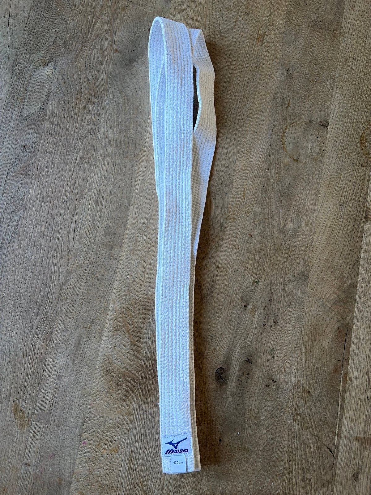 Mizuno Judo Pak met Witte Band - Maat 170cm, Judo, Vechtsportpak, Zo goed als nieuw, Groter dan maat XL