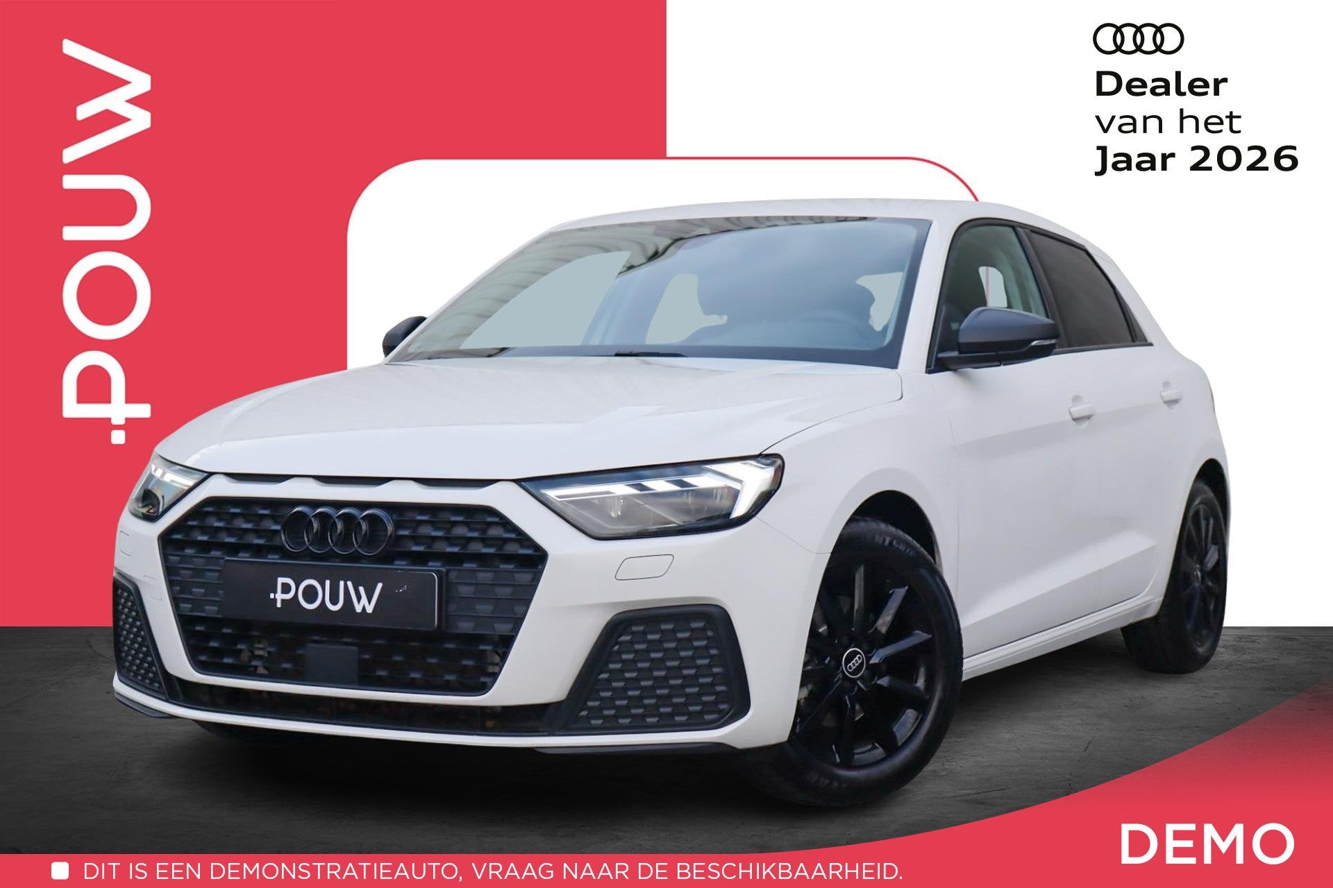 Audi A1 Sportback 30 TFSI 115pk S-tronic Pro Line | Stoelver, Auto's, Stof, A1, 116 pk, Wit