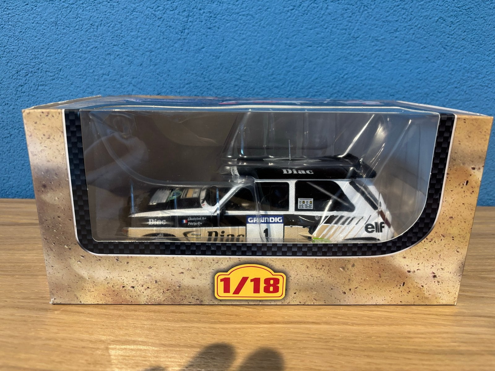 Altaya/Ixo Renault 5 Turbo Diac Rallye Monte Carlo 1/18, Ophalen of Verzenden, Nieuw, Auto, Overige merken
