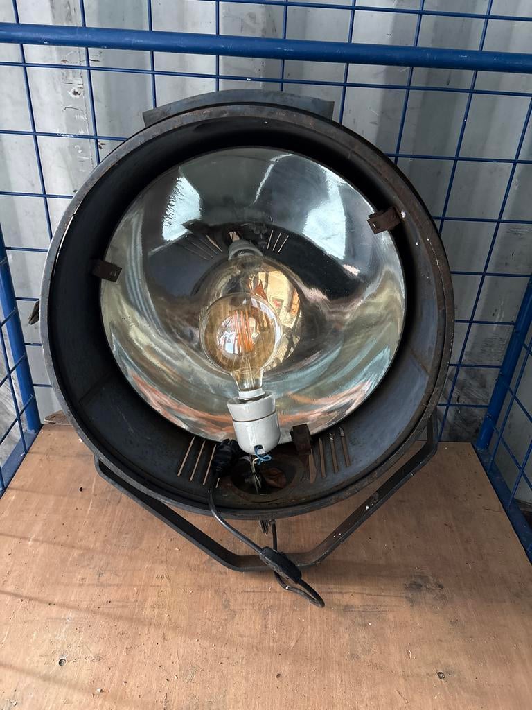 Vintage Industriële Schijnwerper - Ø50cm, Ophalen