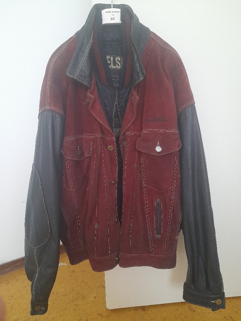 Heren leerjas, Ophalen of Verzenden, Gedragen, Maat 56/58 (XL), Overige kleuren