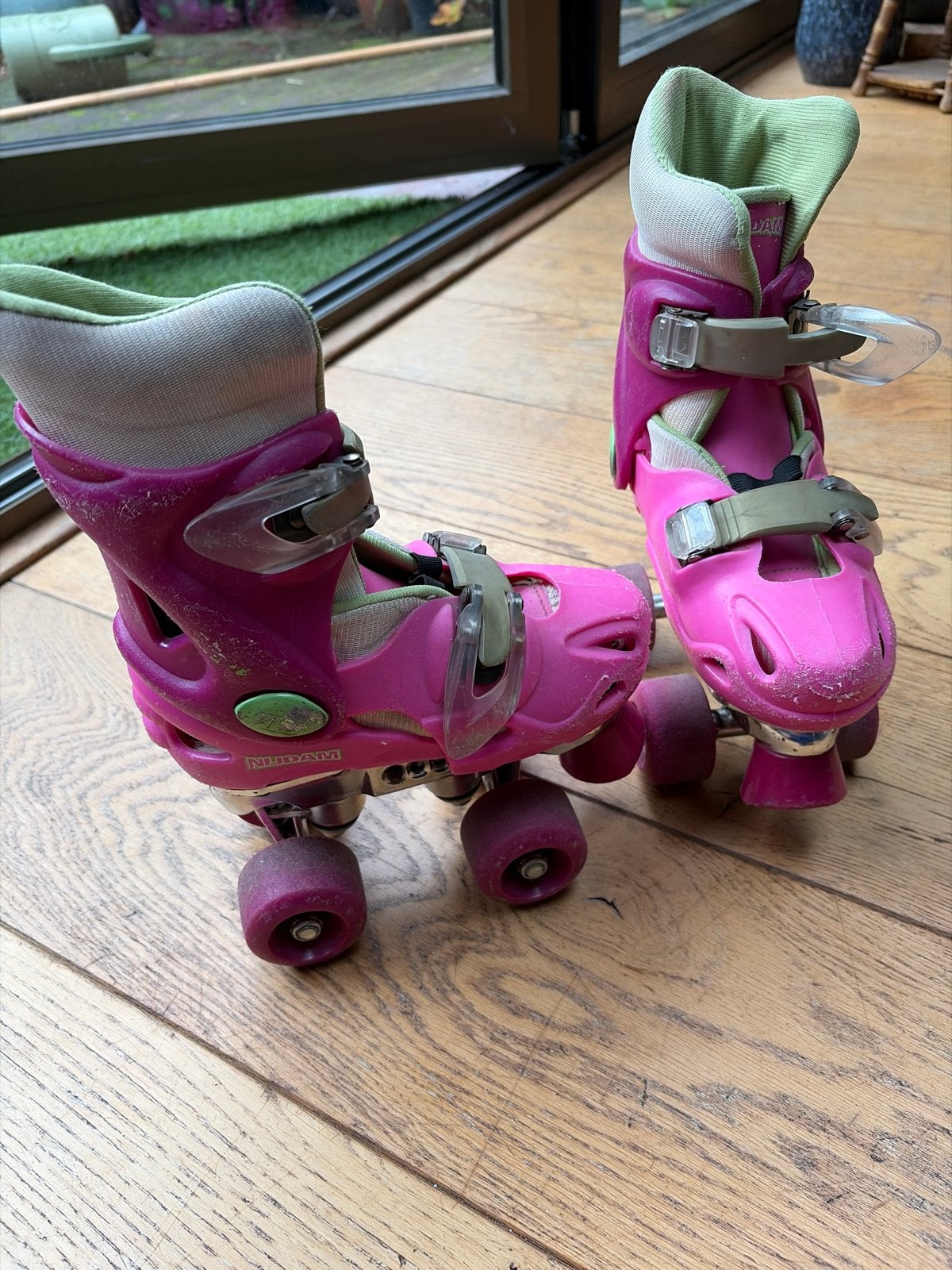 Roze verstelbare rolschaatsen maat 27-30, Kinderen en Baby's, Ophalen of Verzenden, Verstelbaar, Gebruikt, Kinderen