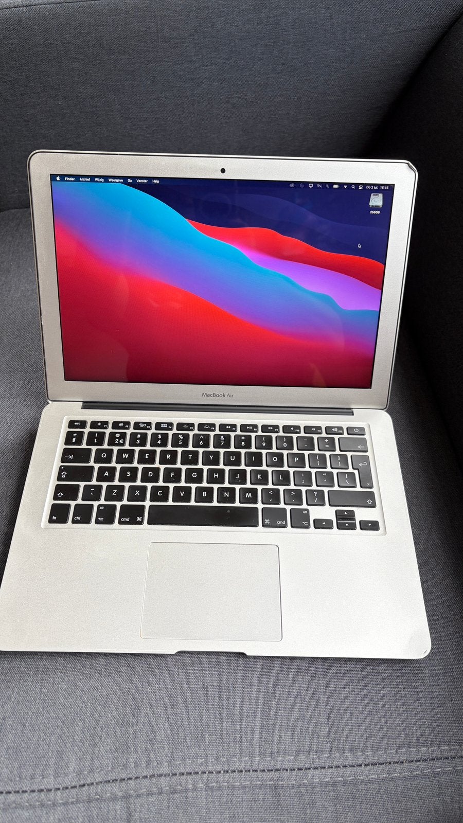 Macbook air 2014 13 inch, Computers en Software, Apple Macbooks, Gebruikt, 256 GB, Qwerty, 8 GB
