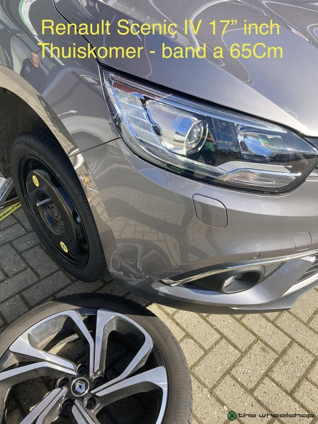 Thuiskomer Reservewiel RENAULT Captur Scenic Kadjar Nissan 1, Gebruikt, -, Banden en Velgen, Ophalen of Verzenden