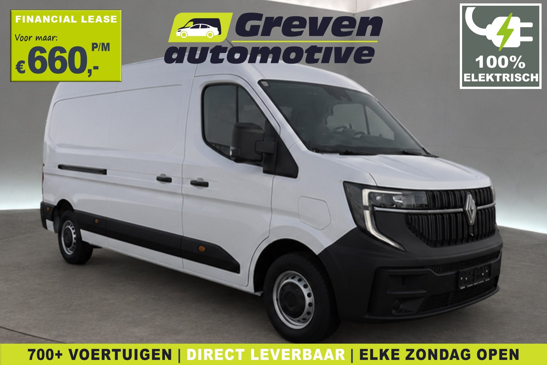 Renault Master E-Tech Extra Long Range 87 kWh L2H2 | Snellad, Auto's, Stof, Gebruikt, Euro 6, Renault
