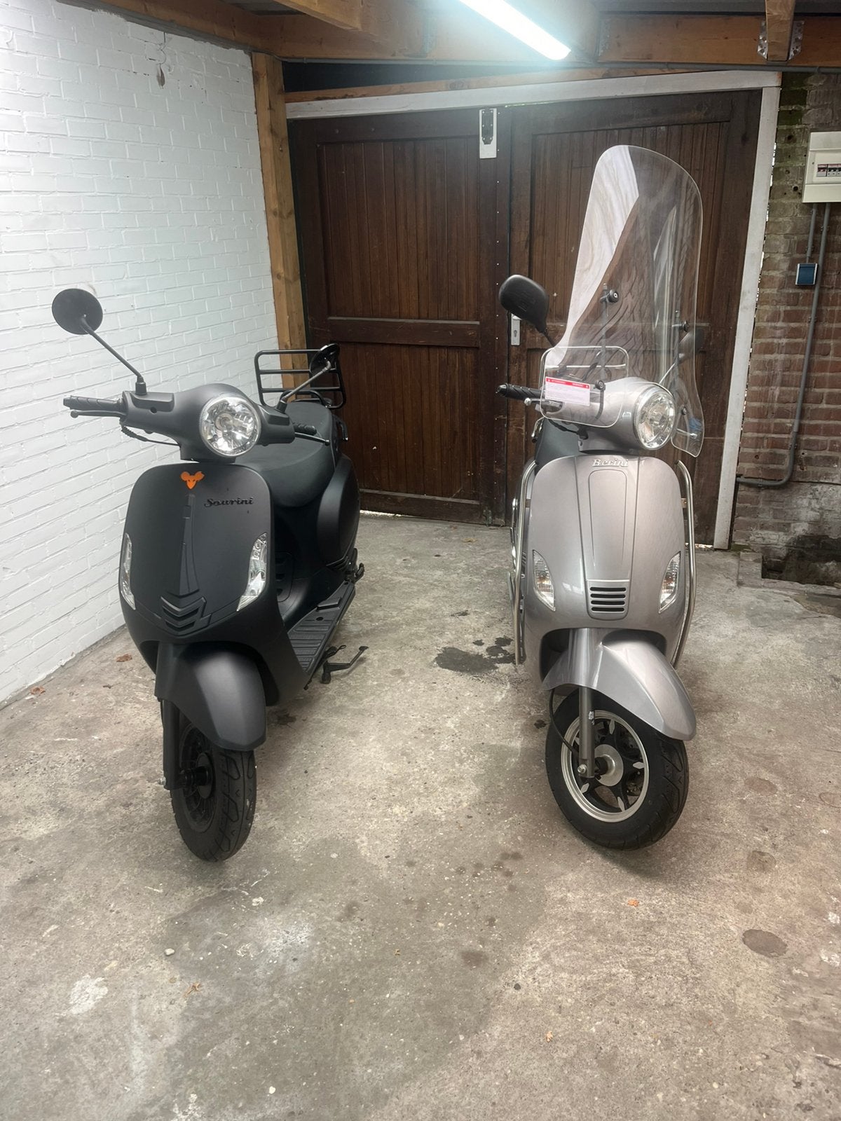 La souris sourini en Berini napoli scooter, Zo goed als nieuw, Benzine, Ophalen, Overige merken