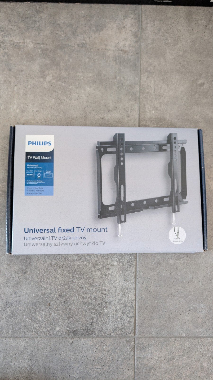 Philips Universele Vaste TV Muurbeugel, Ophalen of Verzenden, Nieuw