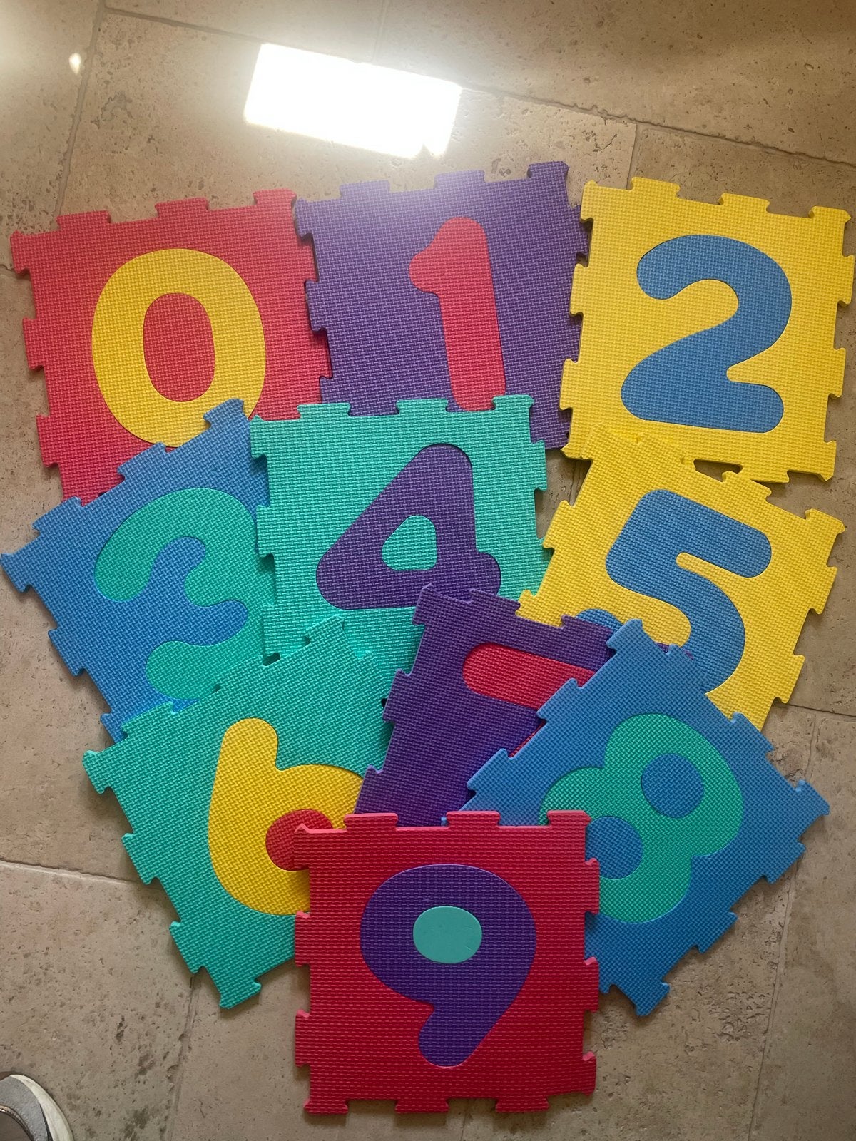 Cijfermatten Speelmatten - Educatief en Kleurrijk, Ophalen of Verzenden, Gebruikt, Puzzelen