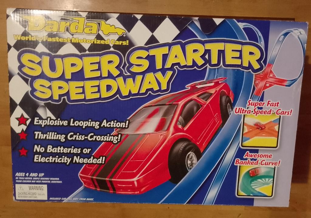 Darda Super Starter Speedway - Rare unopened Boxed Set, Kinderen en Baby's, Speelgoed | Racebanen, Overige merken, Racebaan, Verzenden