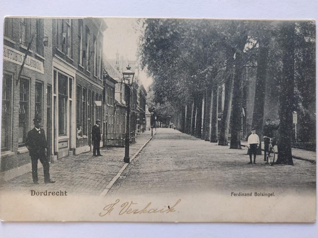 X653 Dordt 1904 naar Bergambacht, Ophalen of Verzenden, Voor 1920, Zuid-Holland
