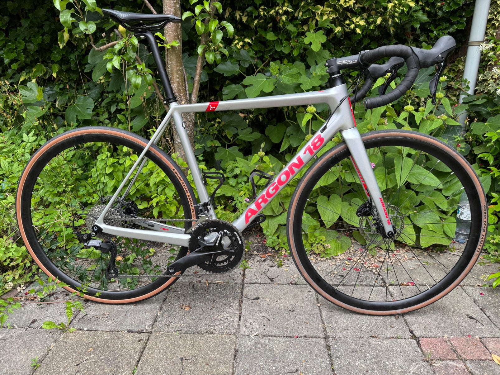 Argon 18 carbon 12 speed disc, Carbon, Zo goed als nieuw, Meer dan 20 versnellingen, Ophalen