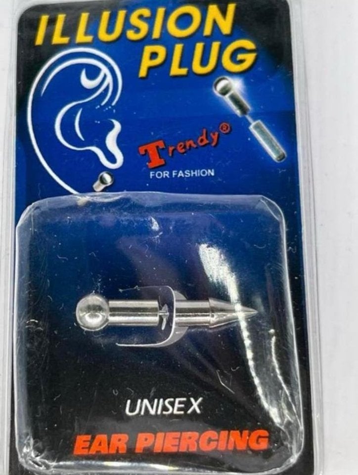 Trendy Illusion Plug Uniseks Oorpiercing - Nieuw, Ophalen of Verzenden, Nieuw, Overige materialen, Oor- of Traguspiercing