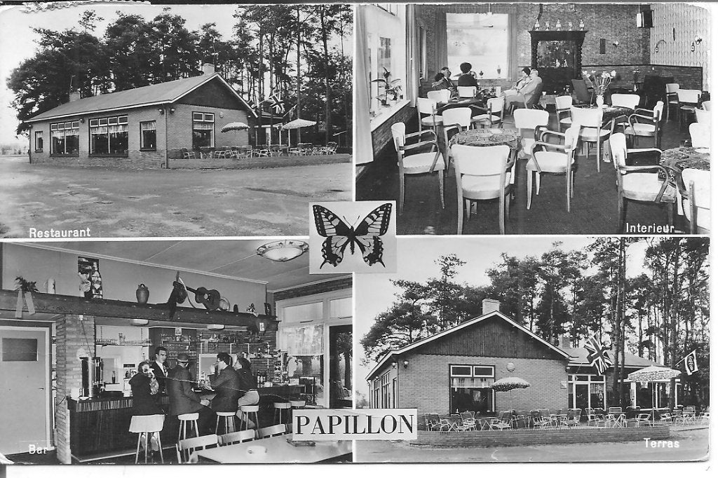 Ansichtkaart Bungalowpark-Camping "Papillon" Denekamp 1974, Ophalen of Verzenden, 1960 tot 1980, Gelopen, Overijssel