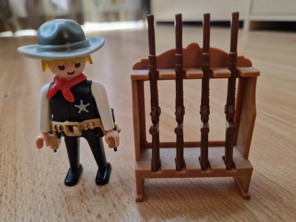 Playmobil 3381 Sheriff, Kinderen en Baby's, Speelgoed | Playmobil, Ophalen of Verzenden, Zo goed als nieuw, Complete set