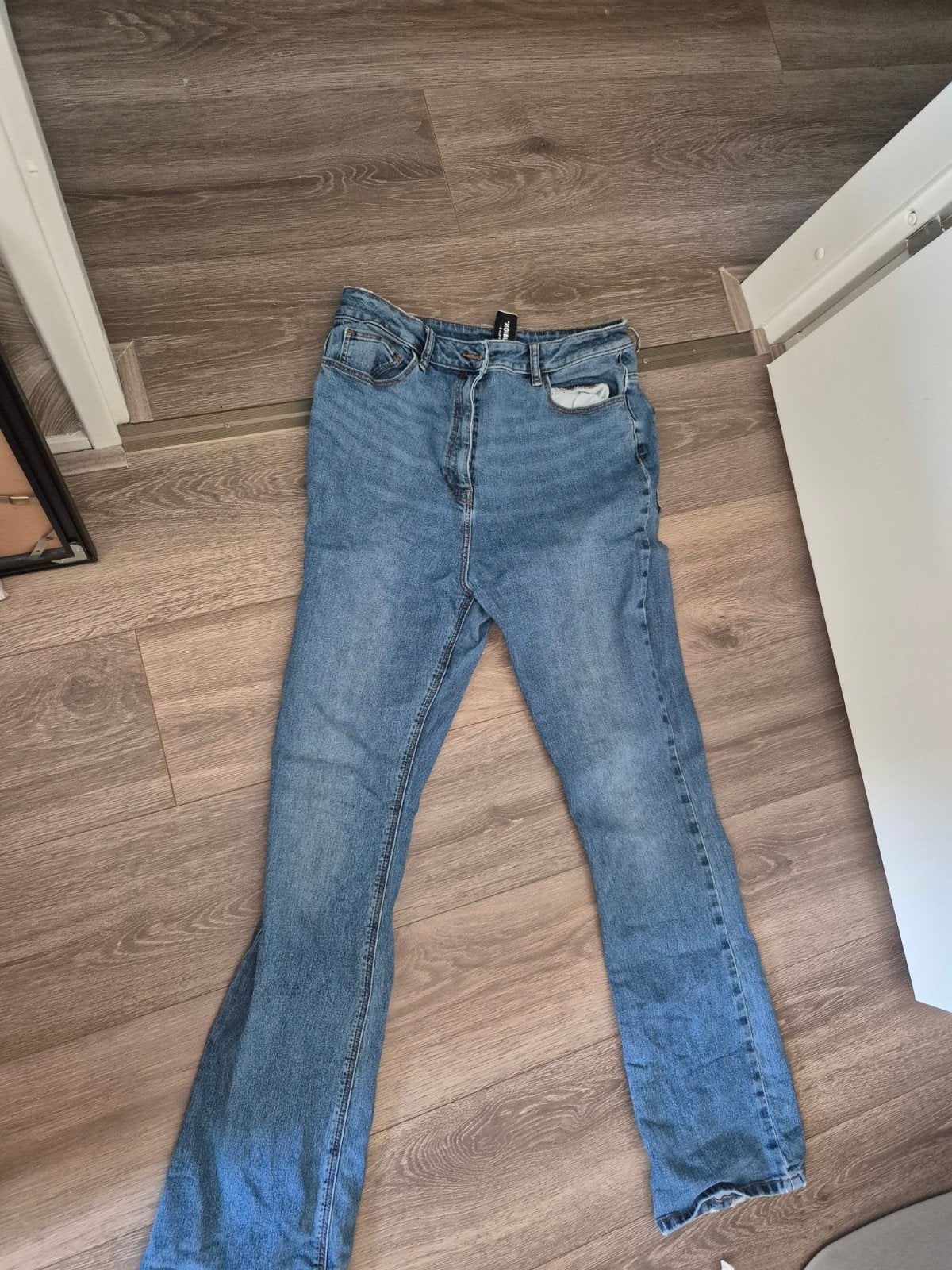 Jeans met wijde pijpen, Kleding | Dames, Collusion, Blauw, Ophalen of Verzenden, W30 - W32 (confectie 38/40)