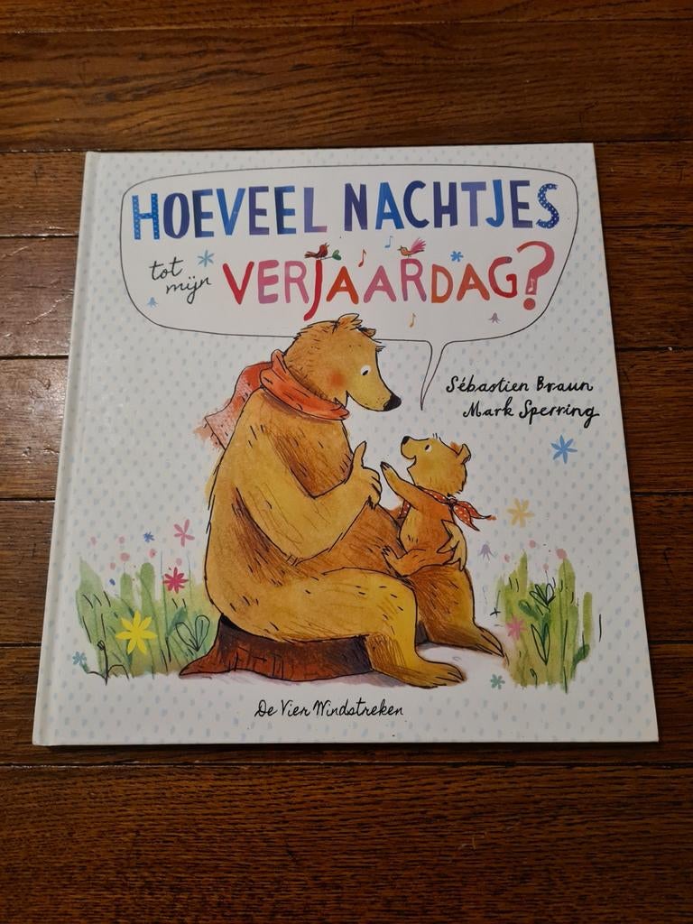 Mark Sperring - Hoeveel nachtjes tot mijn verjaardag?, Boeken, Prentenboeken en Plaatjesalbums, Ophalen of Verzenden, Zo goed als nieuw