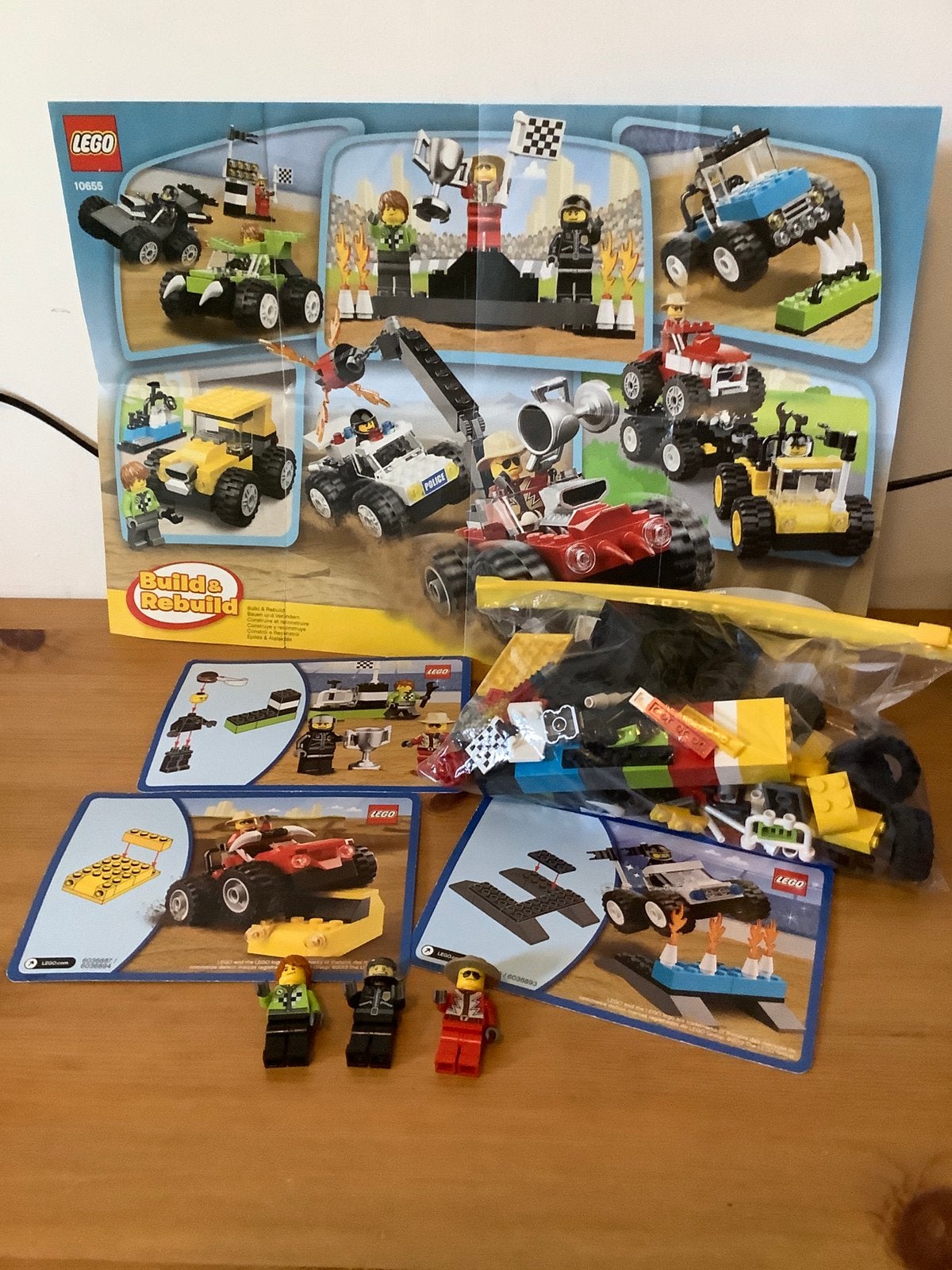 Lego 10655 build&rebuild monstertrucks, Ophalen of Verzenden, Zo goed als nieuw
