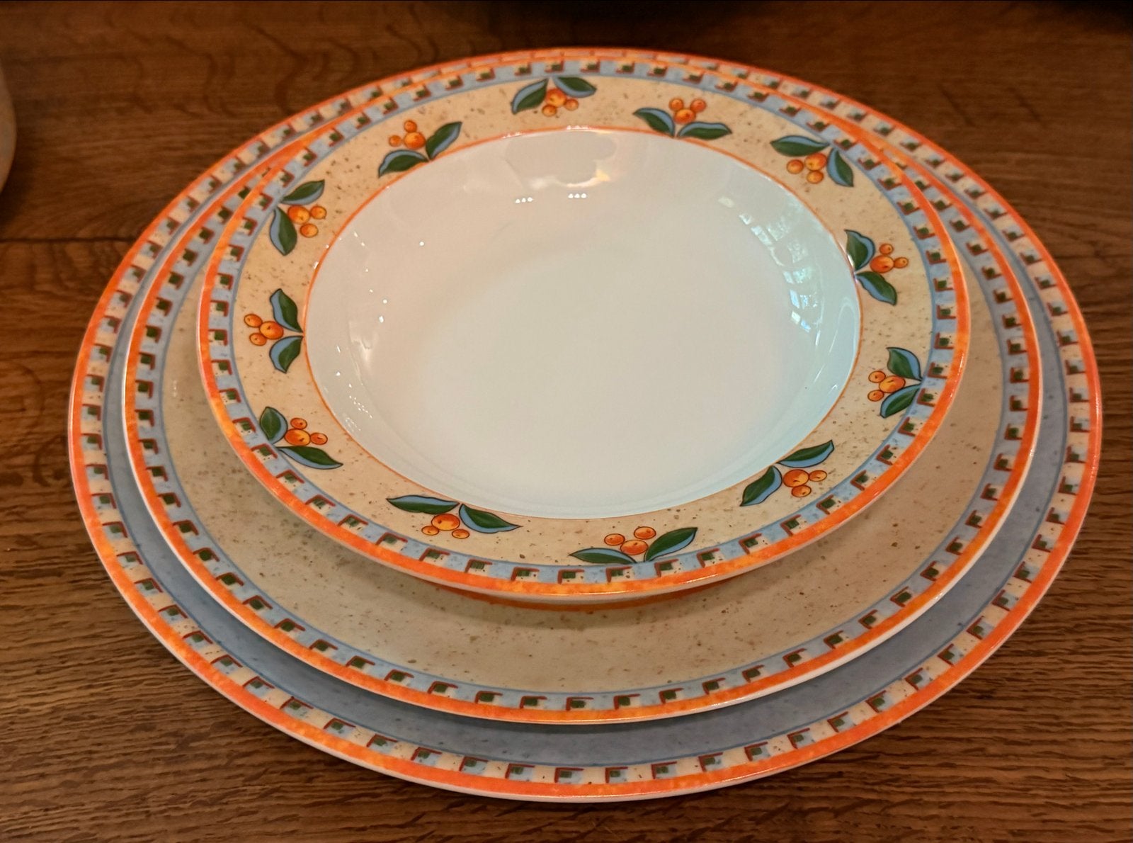 Villeroy & Boch Naranja Switch 4 Servies Naranja 27 delig, Villeroy & Boch, Ophalen of Verzenden, Zo goed als nieuw, Modern