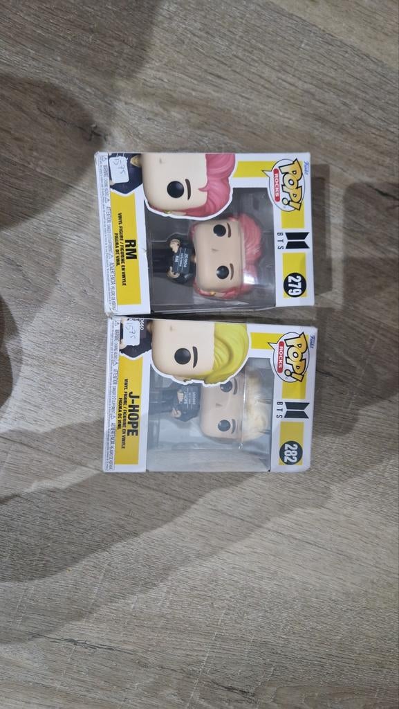 BTS Funko Pop Rocks RM #279 en J-Hope #282, Ophalen, Nieuw