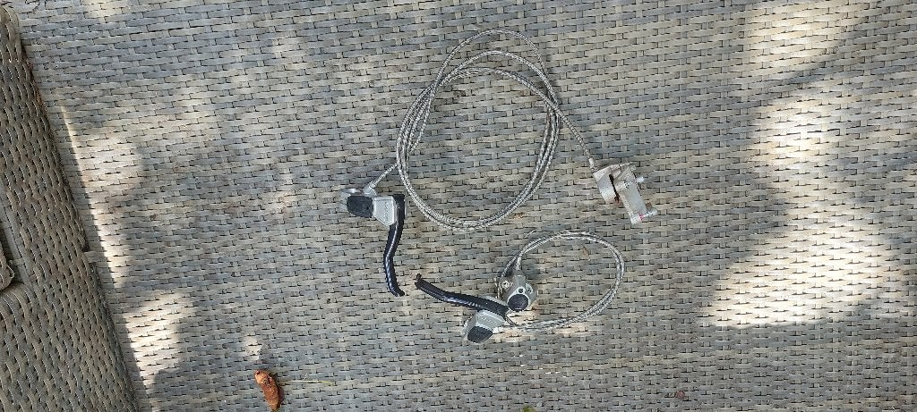 Magura Louise Tandem hydraulische schijfremset  compleet, Fietsen en Brommers, Remmen, Gebruikt, Magura, Ophalen of Verzenden
