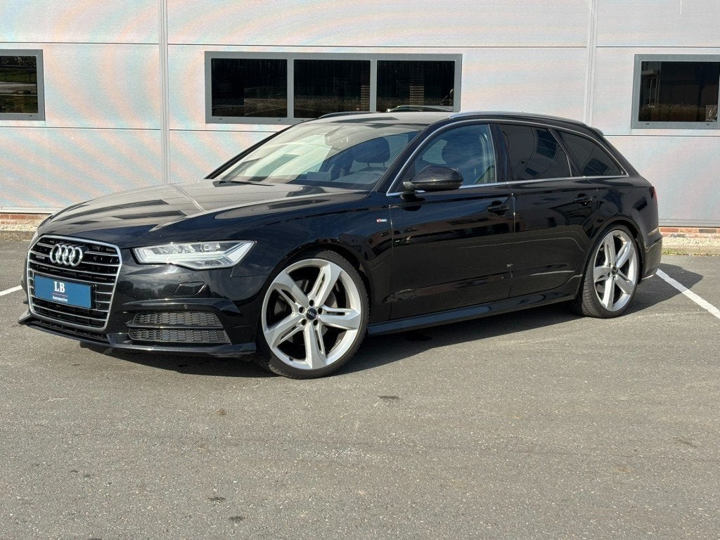 Audi A6 2.0 TFSI Avant, Quattro, S-line, 21 RS, Carplay/trek, Automaat, Gebruikt, 4 cilinders, Zwart