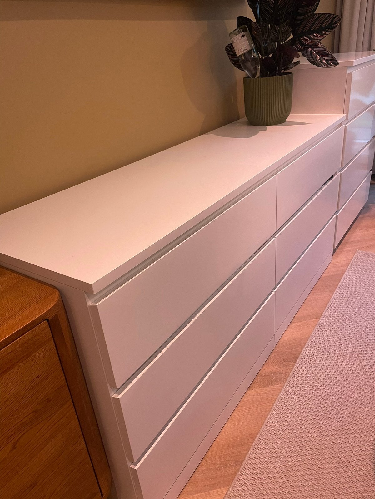 Ikea Malm kast 6 lades, Huis en Inrichting, Kasten | Ladekasten, Ophalen, Overige materialen, 150 tot 200 cm, Zo goed als nieuw