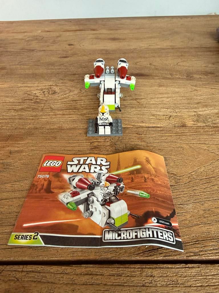 Lego Star Wars 75076 Republic Gunship Microfighter compleet, Kinderen en Baby's, Speelgoed | Duplo en Lego, Zo goed als nieuw
