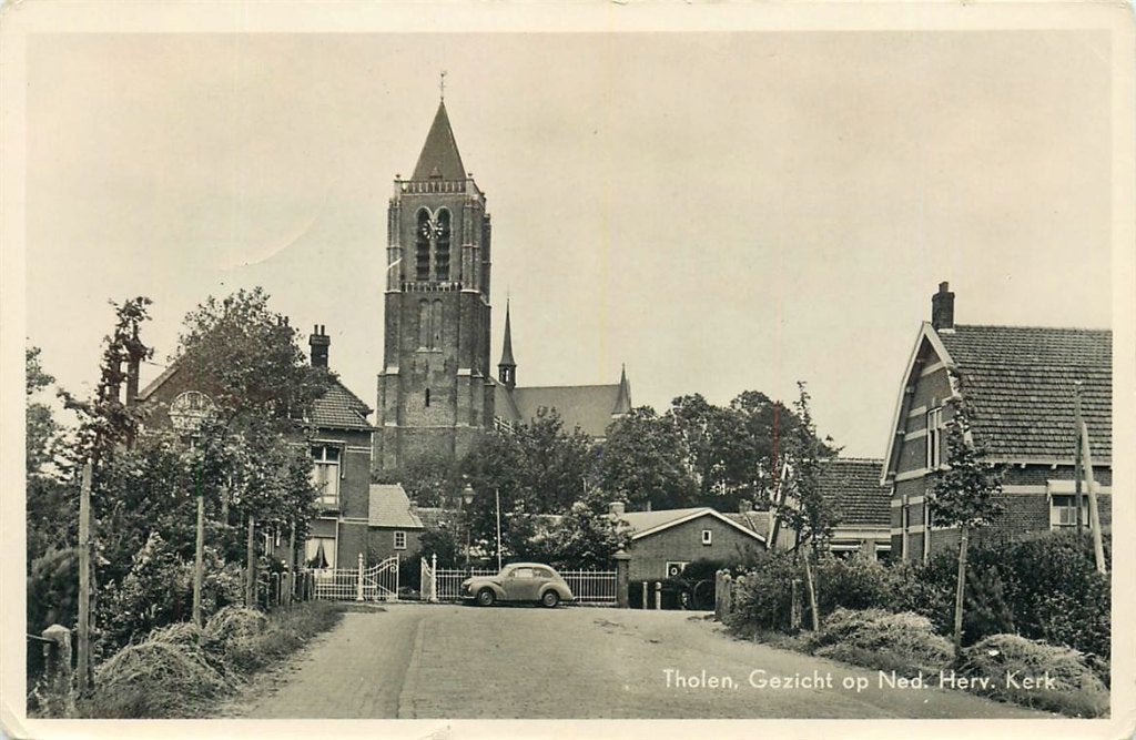 378-297-027 Tholen  Ned Herv Kerk, Verzenden, Voor 1920, Zeeland