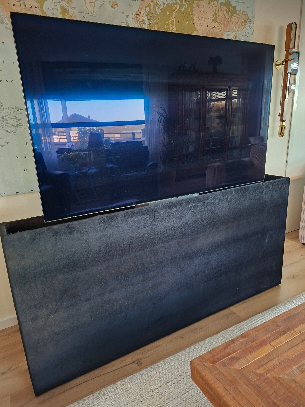 TV-lift meubel, Ophalen, Gebruikt, 150 tot 200 cm, Minder dan 25 cm