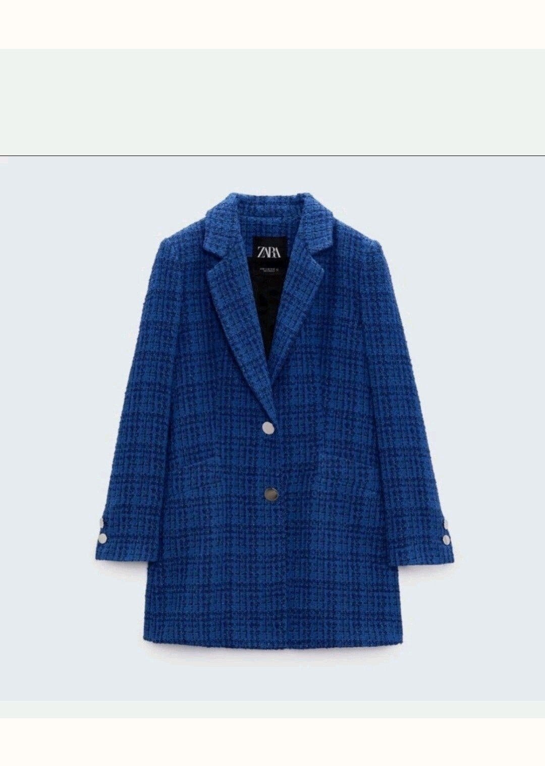 Zara gestructureerde jas/blazer met knopen maat XS, Ophalen of Verzenden, Zo goed als nieuw
