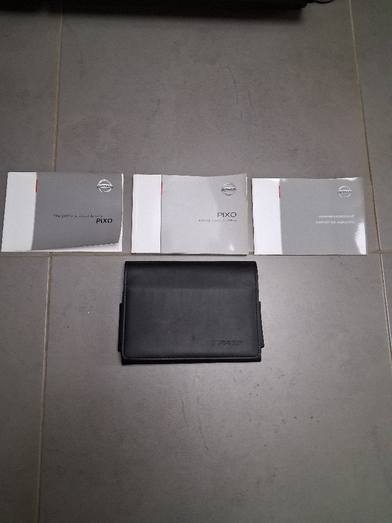 Compleet mapje boekjes NISSAN PIXO  2009/2013 (franstalig), Auto diversen, Handleidingen en Instructieboekjes, Ophalen of Verzenden