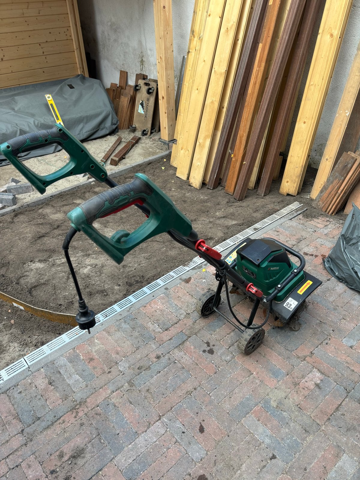 PARKSIDE Elektrische tuinfrees 1500W, Ophalen, Gebruikt, Cultivator