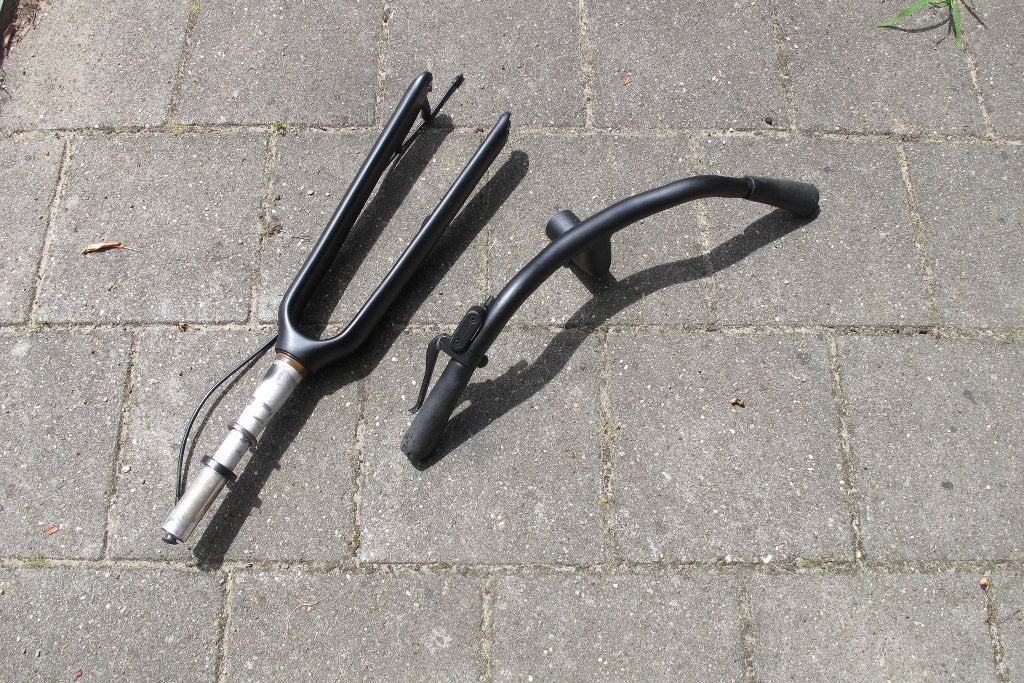 VanMoof S3, stuur, remmen, koplamp. Voorvork verkocht, Overige merken, Gebruikt, Stuur, Ophalen of Verzenden