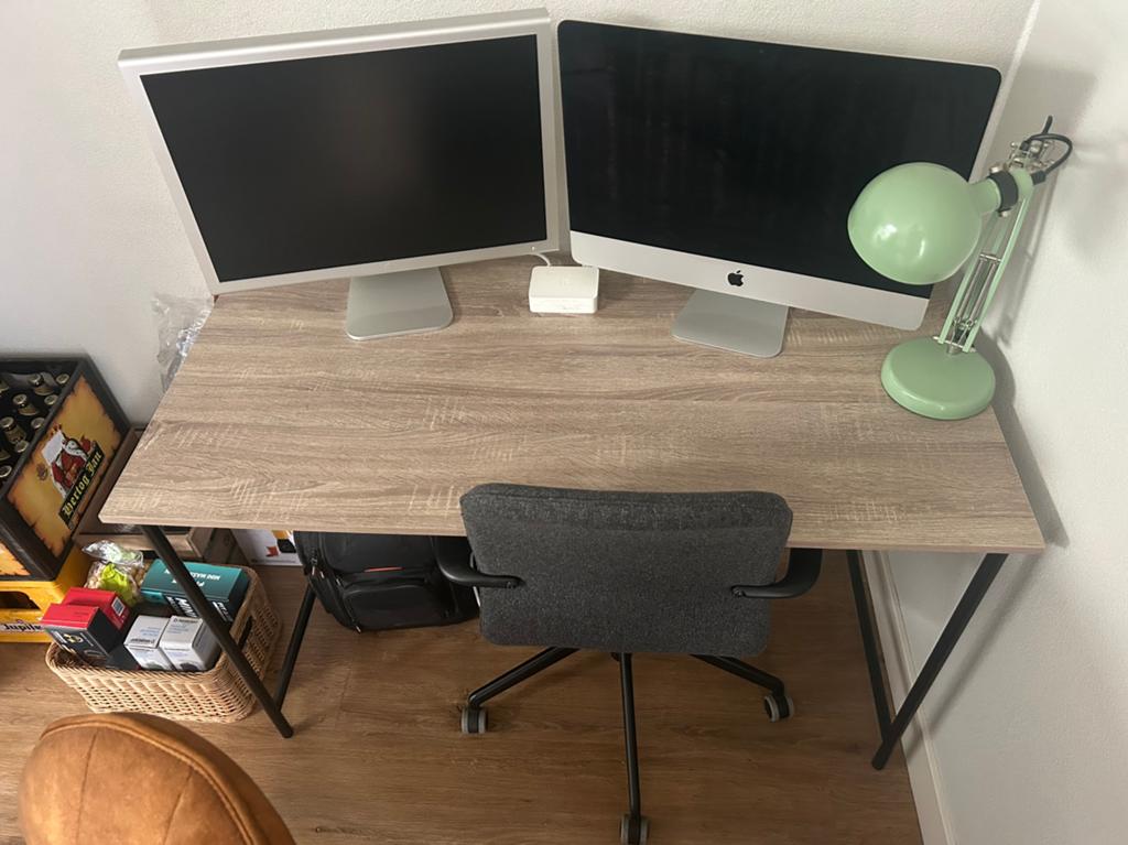 Bureau JYSK 120x60 cm, Ophalen, Zo goed als nieuw, 60 cm, 120 cm