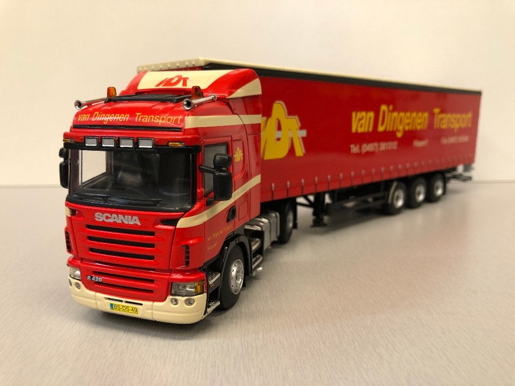 Scania Highline v.Dingenen 4x2 w- Pacton wo- Platform 1:50, Ophalen of Verzenden, Zo goed als nieuw, Bus of Vrachtwagen, Wsi