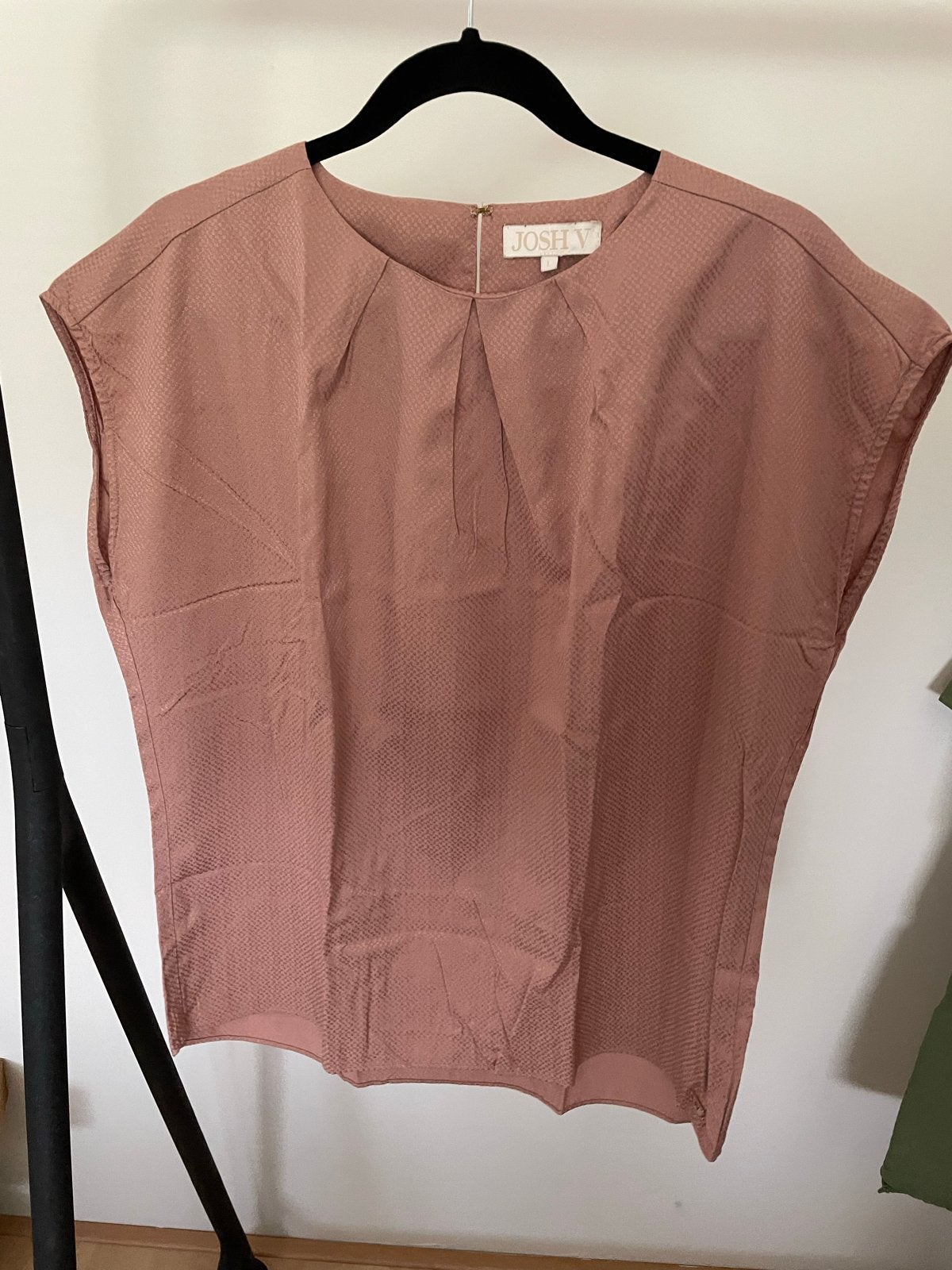 Josh V Pippa Jacquard Top Zalmkleurig Maat L, Maat 42/44 (L), Ophalen of Verzenden, Zo goed als nieuw, Roze