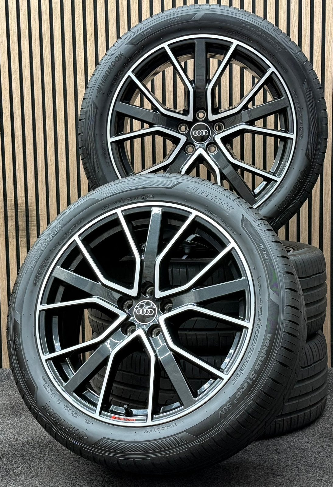 Originele 20 inch Audi Q5 SQ5 80A 5x112 ET39 Hankook 2025, Ophalen, 255 mm, ., Banden en Velgen
