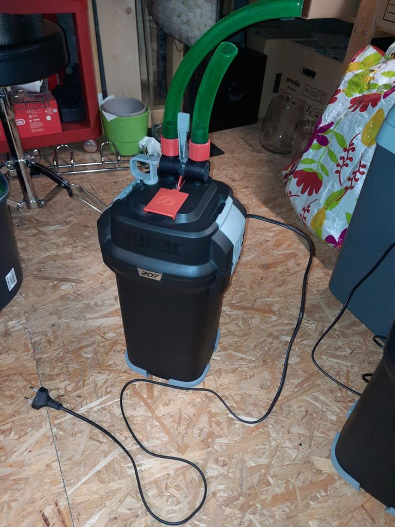 Fluval 207 stille, compacte filter goede staat, Dieren en Toebehoren, Vissen | Aquaria en Toebehoren, Ophalen, Inclusief toebehoren
