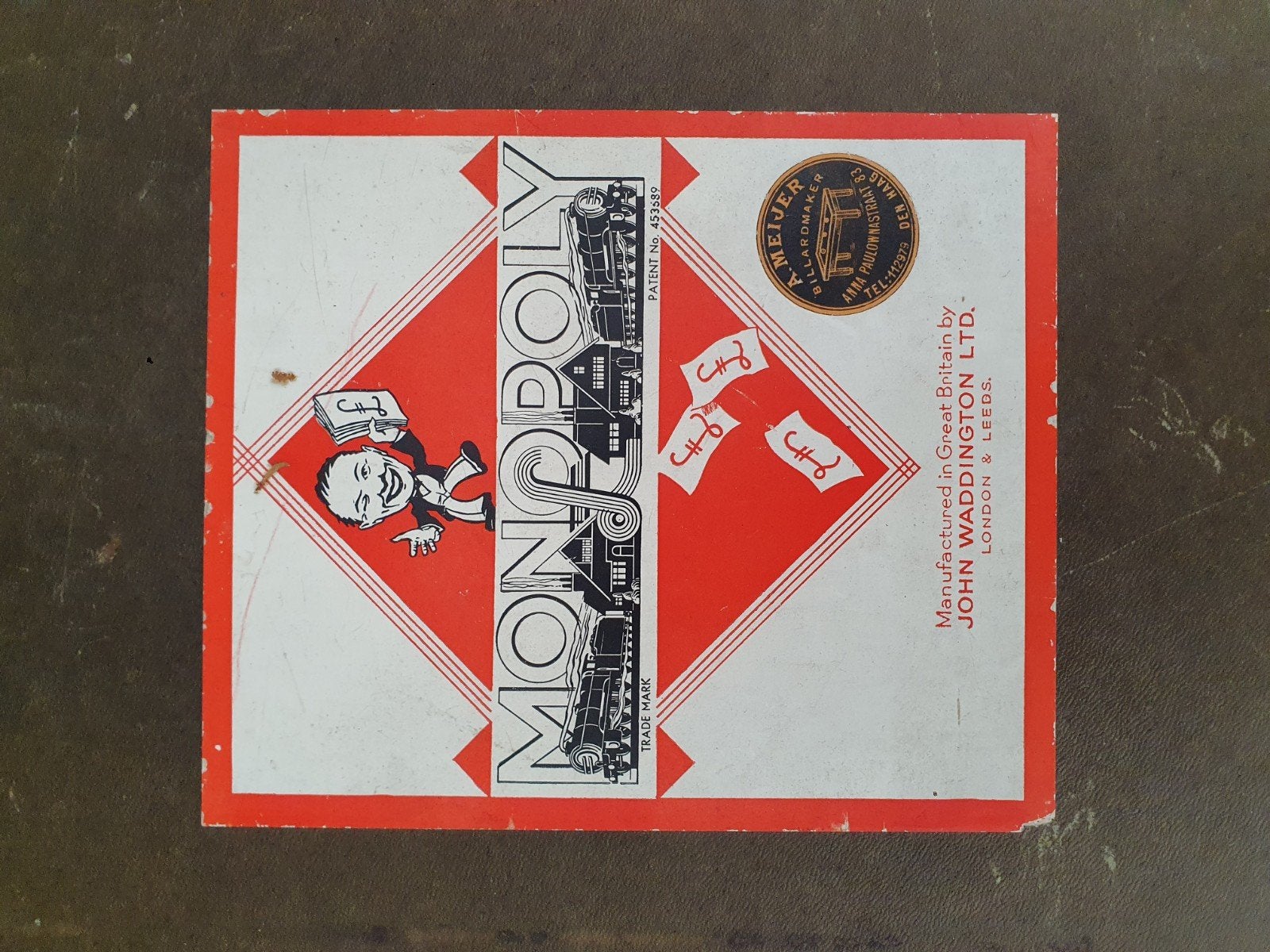 Monopoly spel, oud, Ophalen of Verzenden, Overige thema's, Overige typen