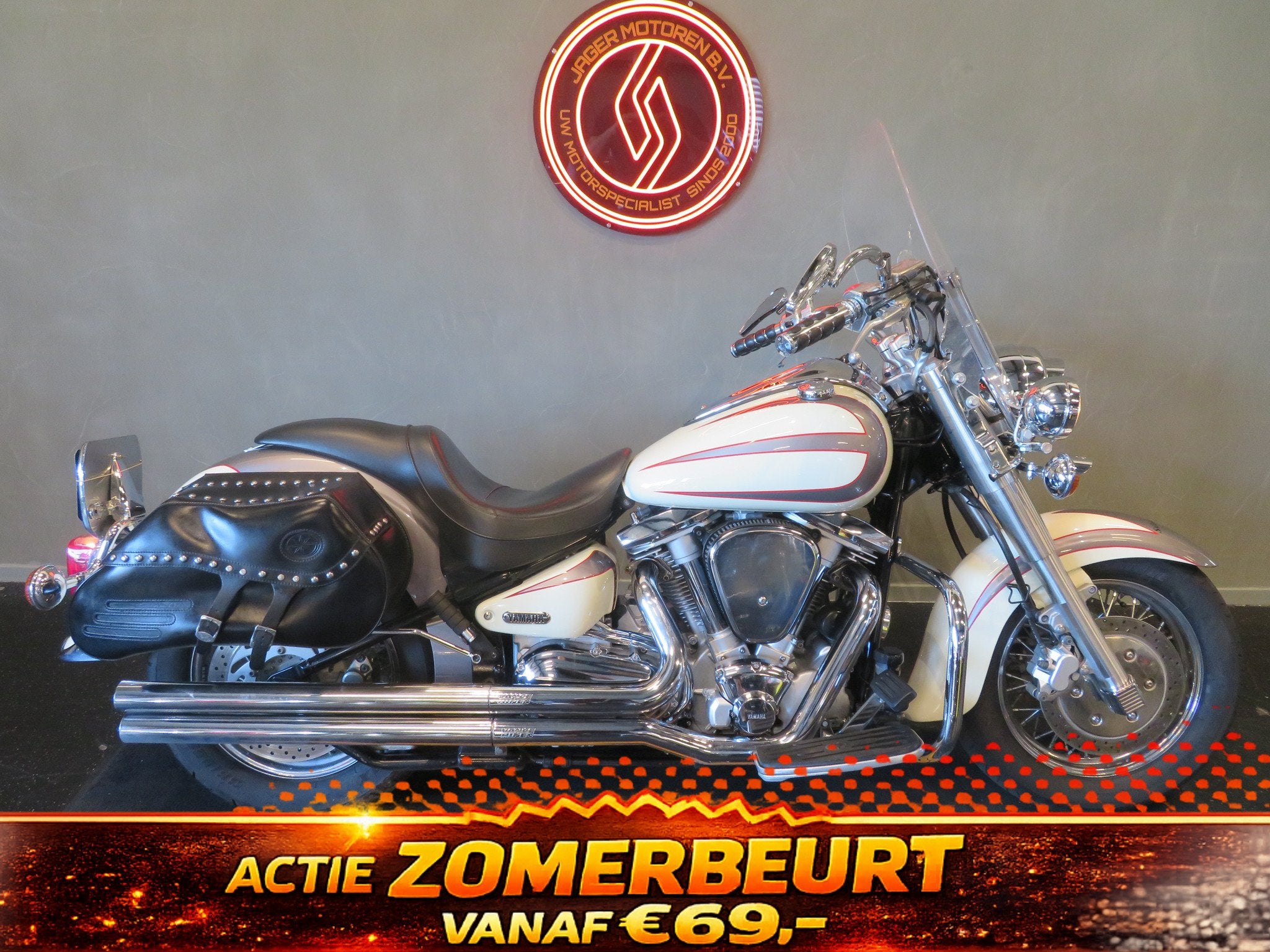 Yamaha XV 1600 WILDSTAR SUPER FRAAI! (bj 2003), Bedrijf, Chopper