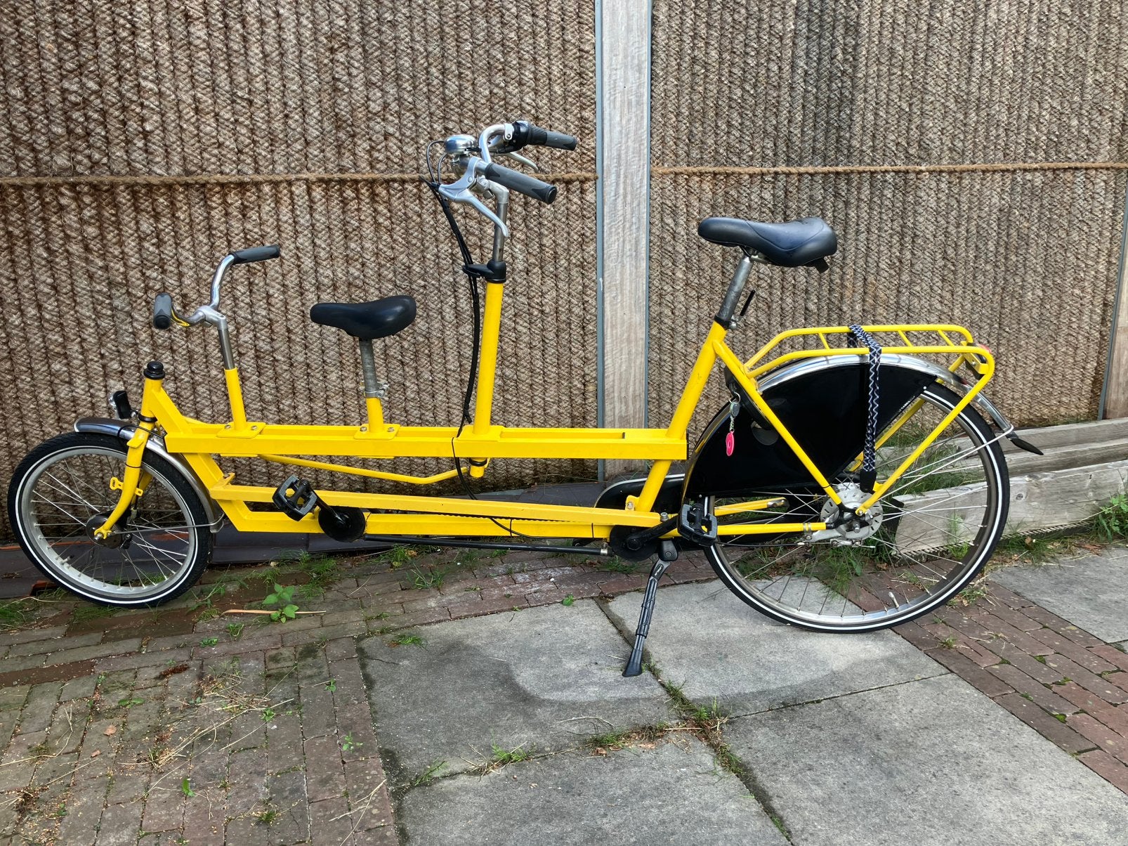 Onderwater Tandem geel, Minder dan 10 versnellingen, Gebruikt, 51 tot 55 cm, Trommelrem