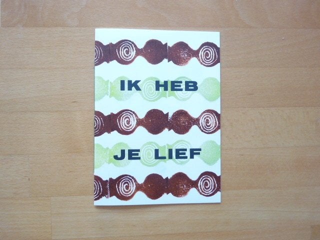 Ik heb je lief, Mooi marginaal 7, gedicht Arjenne Fakkel, Boeken, Ophalen of Verzenden, Zo goed als nieuw