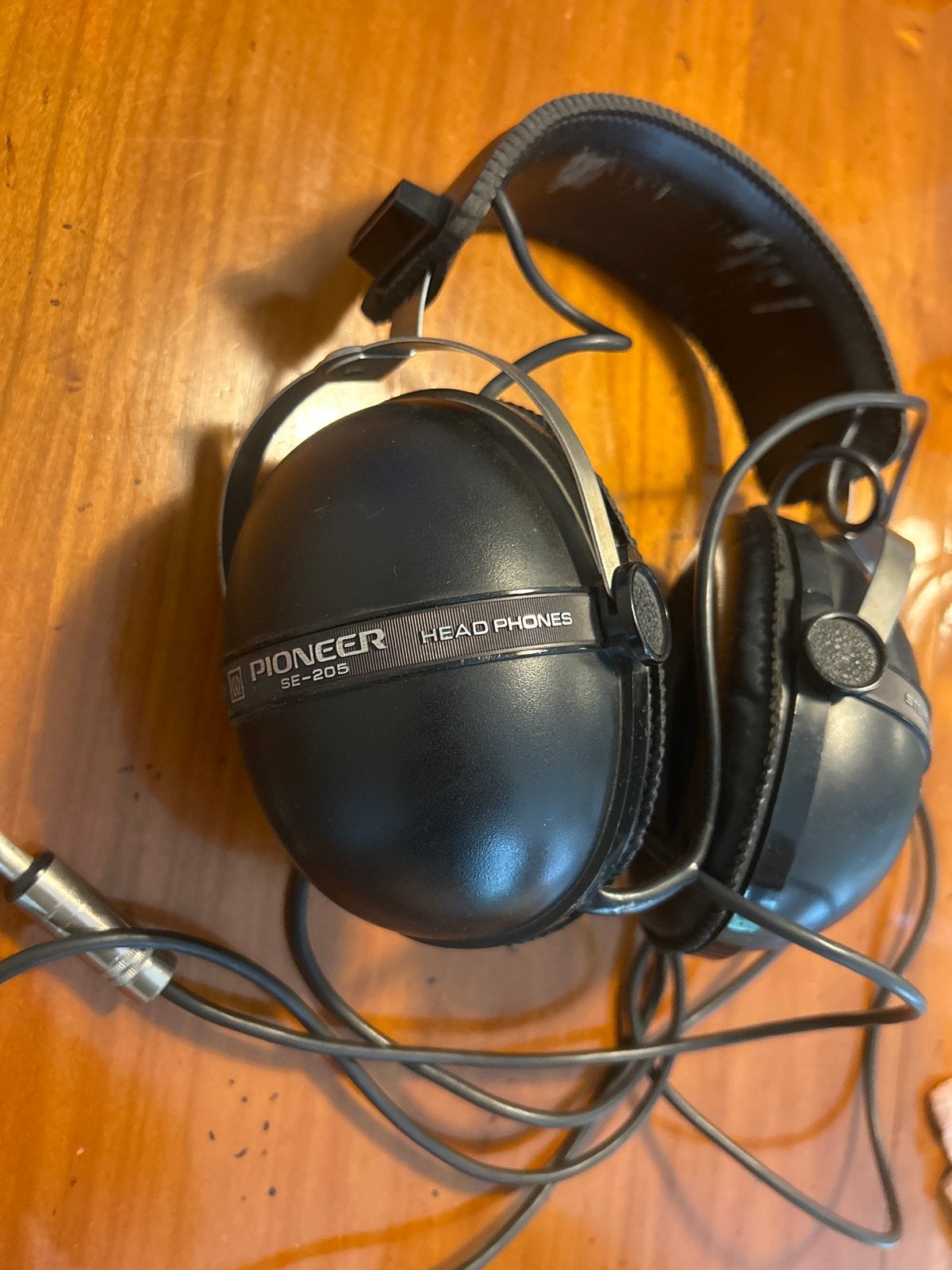 Vintage Pioneer SE-205 Over-ear Koptelefoon - Zwart, Audio, Tv en Foto, Gebruikt, Over-ear, Zwart, Ophalen