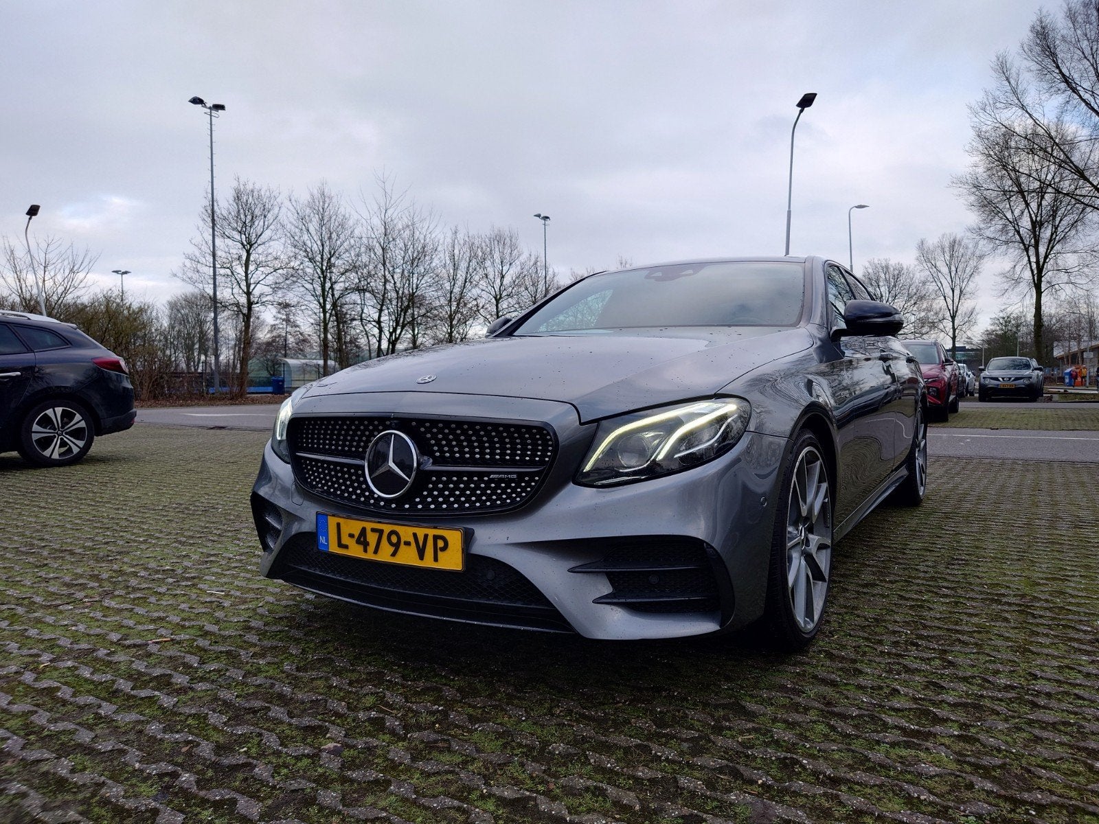 Mercedes-Benz E-Klasse E43 AMG 401pk 4MATIC 9G-TRONIC 2018, Automaat, Zwart, 2996 cc, Leder