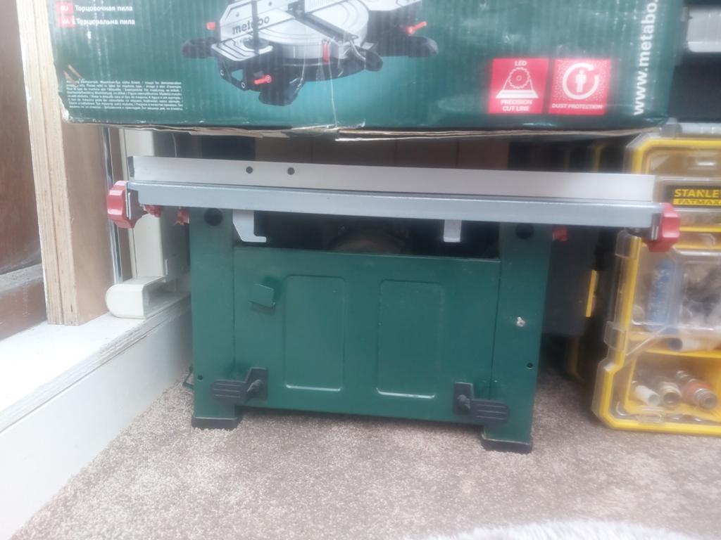 Metabo Afkortzaag KS 216 M - Zo goed als nieuw, Ophalen of Verzenden, Zo goed als nieuw, Afkortzaag, Metabo