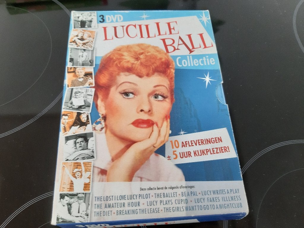 Lucille Ball - 3 DVD - 10 afleveringen - 5 uur kijkplezier, Alle leeftijden, Ophalen, Zo goed als nieuw, Komedie