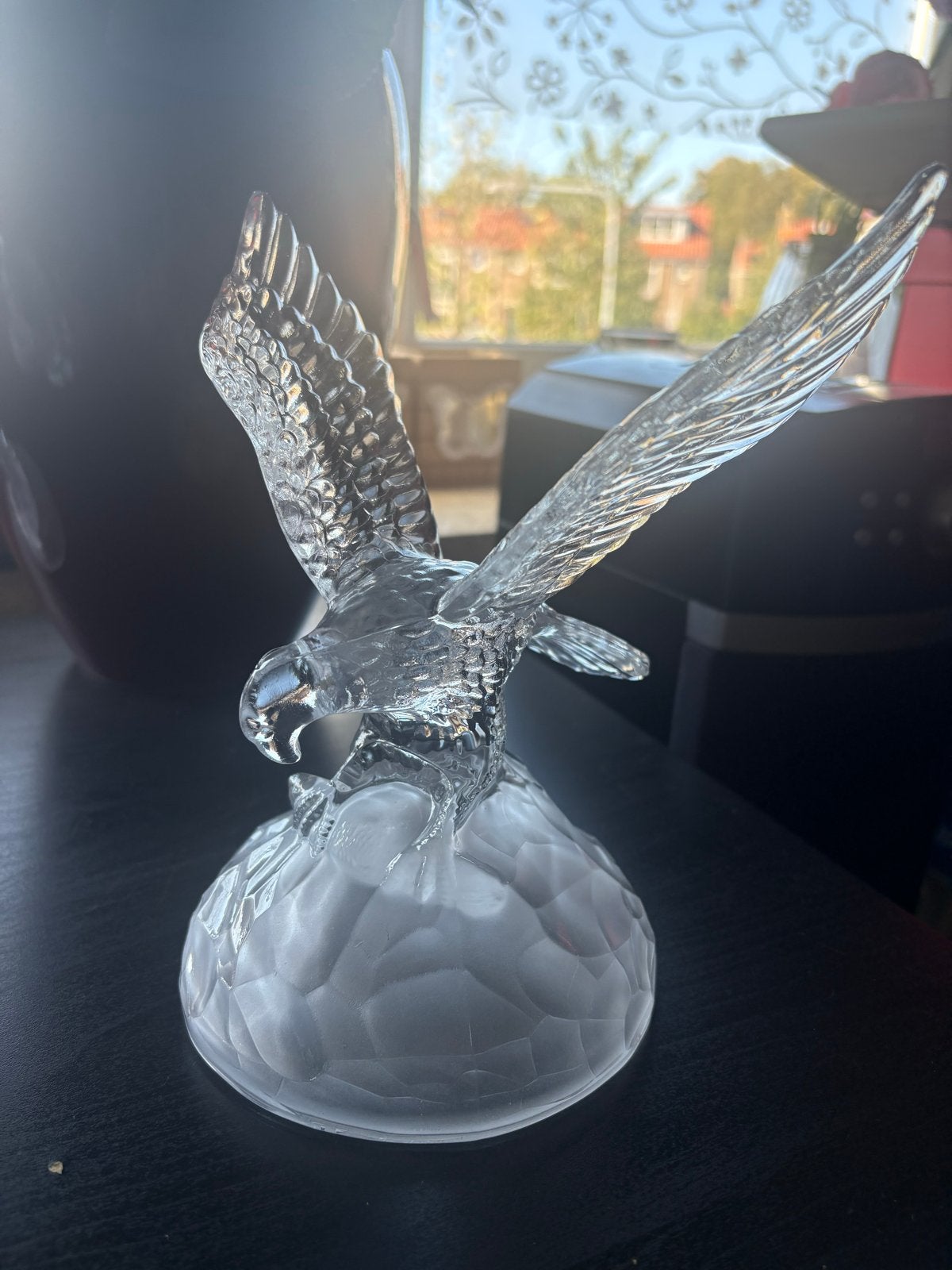 Glazen Adelaar Beeldje - Elegant Decoratief Object, Ophalen of Verzenden