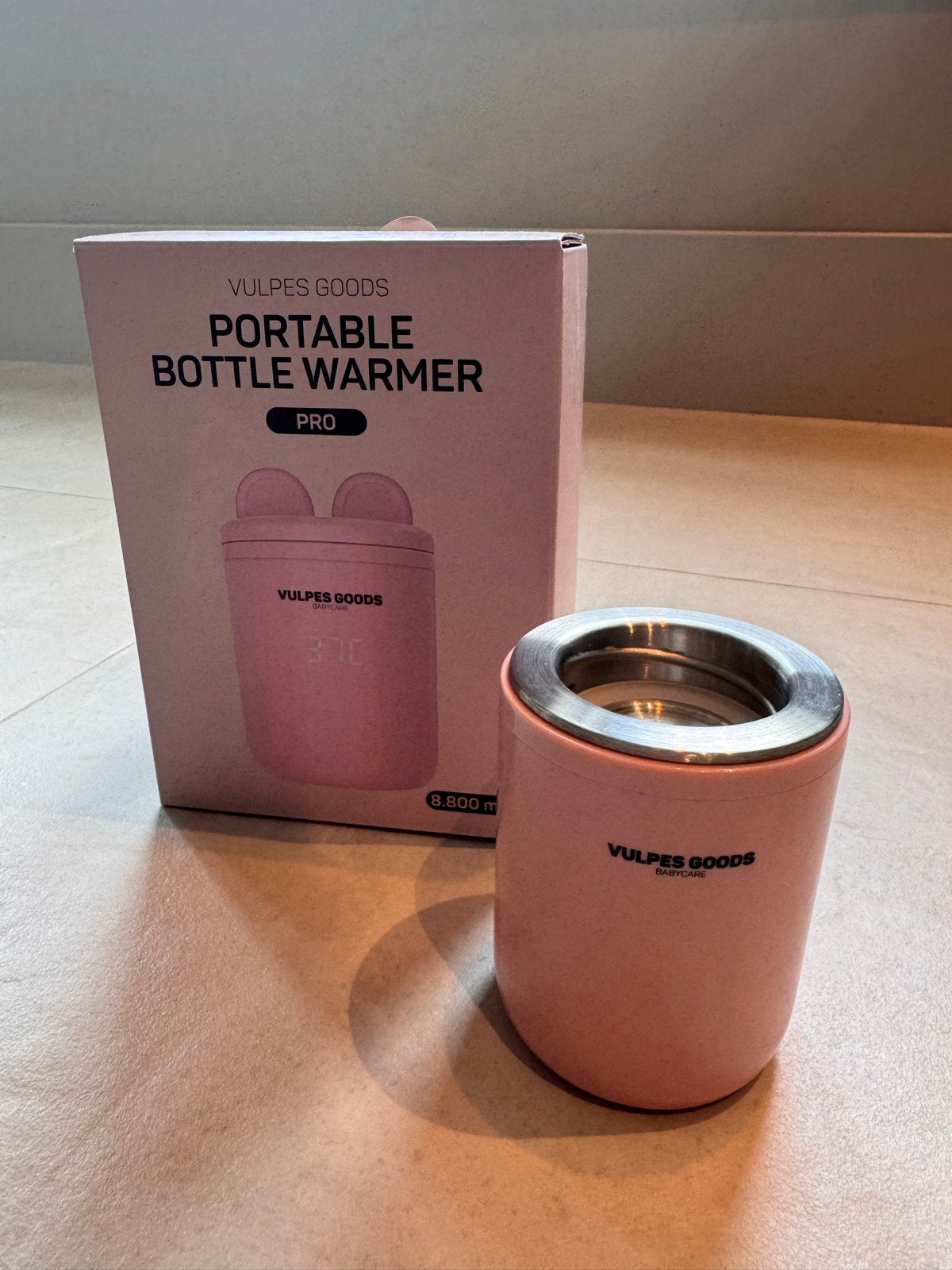 Vulpes Goods Portable Flessenwarmer Pro, Ophalen of Verzenden, Zo goed als nieuw