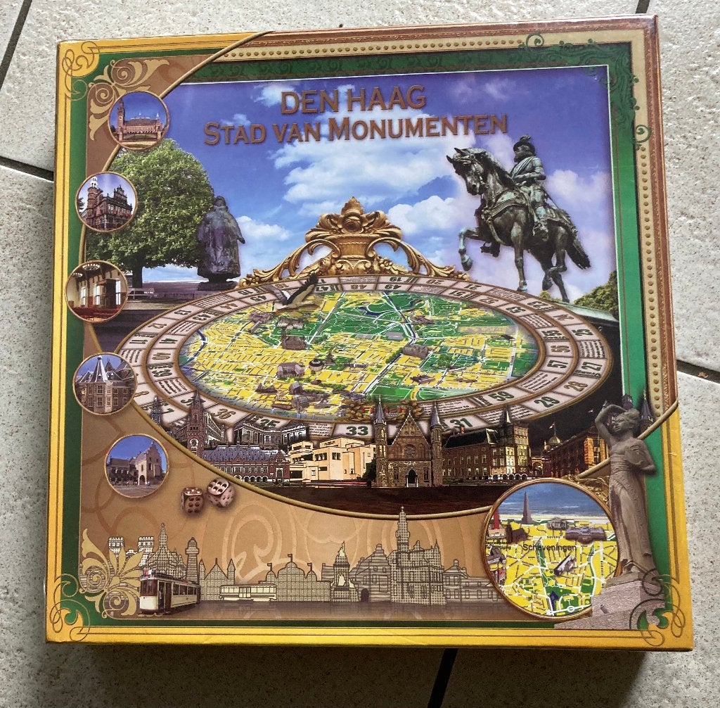 Bordspel Den Haag, Stad van Monumenten, Hobby en Vrije tijd, Gezelschapsspellen | Bordspellen, Vijf spelers of meer, Ophalen of Verzenden