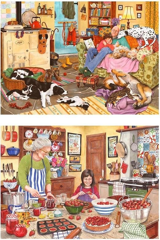 House of Puzzles - Heart of the Home - 2x500XL stukjes, Hobby en Vrije tijd, Denksport en Puzzels, Ophalen of Verzenden, 500 t/m 1500 stukjes